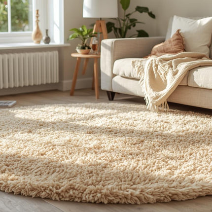 Entdecken Sie mit Sanat Teppich, warum runde Teppiche ein Must-Have in der Innenarchitektur sind