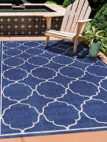 SANAT Outdoor Teppich – Wetterfest & wasserabweisend für Balkon, Terrasse, Garten & Wohnzimmer