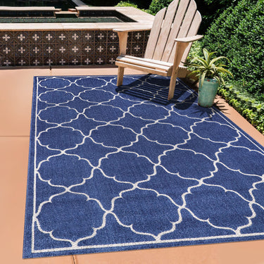 SANAT Outdoor Teppich – Wetterfest & wasserabweisend für Balkon, Terrasse, Garten & Wohnzimmer