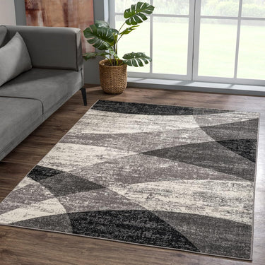 SANAT Vintage Teppich – Grau Mehrfarbig