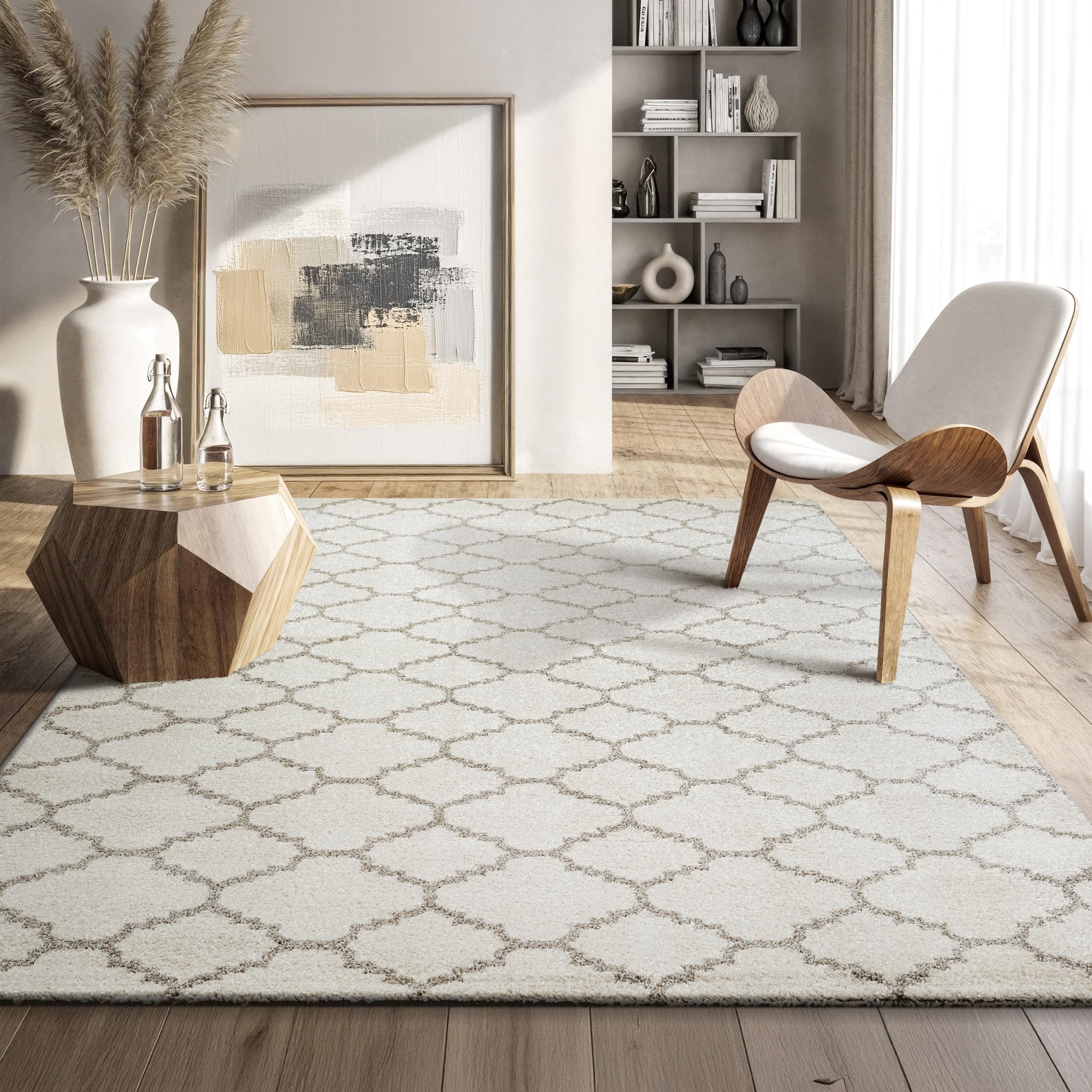 SANAT Boho Teppich – Modern & Vintage Stil für Wohnzimmer, Schlafzimme – Sanat Teppich