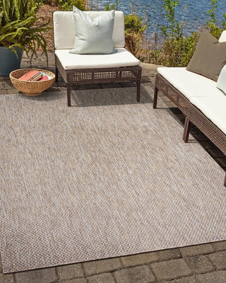 SANAT Outdoor Teppich – Wetterfest & wasserabweisend für Balkon, Terrasse & Garten